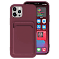 Miniatyrbillede 2 af 11: Praktiskt Skal med Kortfack - iPhone 14 Pro Max Röd