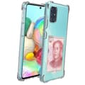 Etui med kortholder - Samsung Galaxy A51 Transparent