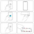 Miniatyrbillede 8 af 11: ProGuard iPhone 11 Pro Skärmskydd 10-PACK Standard 9H HD-Clear Transparent/Genomskinlig