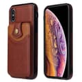 Robust Skal med Korthållare - iPhone XR Mörkbrun