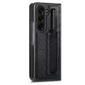 Miniatyrbilde 4 av 11: Läderfodral med pennhållare för Samsung Galaxy Z Fold 5 Red