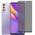 Pikkukuva 2 / 11: 2-PACK Galaxy S21 Plus Skärmskydd Anti-Spy 3D 0,3mm Svart