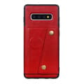 Stilig deksel med kortholder - Samsung Galaxy S10 Röd