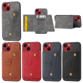 Miniatyrbillede 6 af 11: Praktiskt Skal med Kortfack - iPhone 14 Plus Ljusbrun