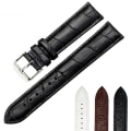 Miniatyrbillede 4 af 11: Stilsäkert Retro-Design-Design Klockarmband i PU-Läder Blå 16mm