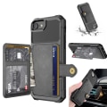 Miniatyrbilde 9 av 11: Smidigt Skyddsskal med Kortfack - iPhone 8 Brun