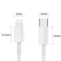 Pikkukuva 8 / 9: Snabbladdare iPhone Type-C Lightning - 20W Vit