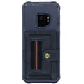 Samsung Galaxy S9 - Skal med Korthållare Blå
