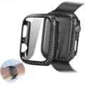 Pikkukuva 10 / 10: iWatch 4/5 - Skyddande Skal i Karbonfiber Svart 44mm