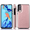 Miniatyrbillede 7 af 11: Huawei P30 - Stilsäkert Smart Skal med Kortfack Svart