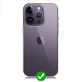 Pikkukuva 4 / 11: 2-PACK Baksida Skärmskydd 0,3mm iPhone 14 Pro Transparent