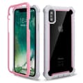 Skyddande Effektfullt Fodral ARMY - iPhone XS Max ROSA/VIT