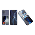 Pikkukuva 2 / 11: Skal med Korth�llare & Hydrogel Sk�rmskydd iPhone 12 Pro Max Transparent
