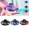 Pikkukuva 5 / 11: Effektfull Flygande Spinner Fidget Toy Drönare LED-Ljus Svart