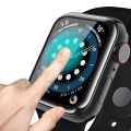 Pikkukuva 10 / 11: 3-PACK Skärmskydd Apple Watch Series Ultra 49mm PET (Svart ram) Transparent