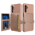 Miniatyrbild 1 av 11: Samsung Galaxy A14 5G - Exklusivt Skyddande Skal med Kortfack Roséguld