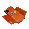Miniatyrbillede 8 af 11: Stilfuldt fleksibelt cover med kortrum - Samsung Galaxy A42 Svart