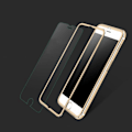 Miniatyrbillede 1 af 3: iPhone 6/6S HuTech (2-PACK) Skärmskydd-HELTÄCKANDE 3D med RAM Guld