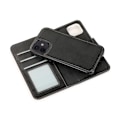 Miniatyrbilde 9 av 11: Smidigt Dubbelfunktion Plånboksfodral LEMAN - iPhone 12 Rosa