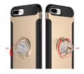iPhone 6/6S - HYBRID Karbonskal (Ringhållare) av FLOVEME Guld