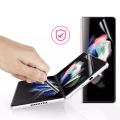 Miniatyrbillede 4 af 11: 3-PACK 4-in-1 Hydrogel Skärmskydd & Kameralinsskydd Z Fold 4 Transparent