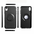 Pikkukuva 2 / 11: Skyddsskal med Ringholder (FLOVEME) för iPhone XR Rosaröd Rosaröd