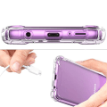 Miniatyrbild 6 av 11: Stötdämpande Silikonskal Korthållare - Samsung Galaxy S9+ Transparent/Genomskinlig