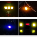 Miniatyrbilde 8 av 11: Effektfull 5-Pack Fyrkantiga Reflex Remsor Röd