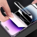 Miniatyrbillede 2 af 11: iPhone 15 pro max 1set Fram&Baksida Hydrogel Skärmskydd HD 0,2mm