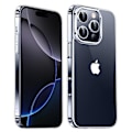 Miniatyrbild 1 av 11: Transparent Silikonskal för iPhone 16 Pro Genomskinlig