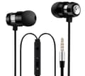 NKOBEE In-ear Hörlurar med Mic In-lineControl Silver/Grå