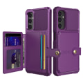 Miniatyrbillede 1 af 11: Magnetiskt Plånboksfodral i PU-Läder för Samsung Galaxy A05S 4G Lila