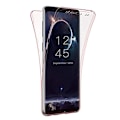 Miniatyrbillede 1 af 11: Silikonfodral med Touchsensor (Fram & Bak) S Galaxy A6 2018 Plus Rosa