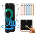 Miniatyrbillede 3 af 9: Silikonfodral med Touchsensor (Fram & Bak) Huawei Mate 20 lite Transparent/Genomskinlig