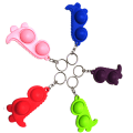 Miniatyrbillede 7 af 8: Mjuk Fidget Toy/ Fidget Leksak/ Simple Dimple DINOSAURIE Rosa