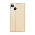 Miniatyrbild 1 av 11: iPhone 15 - Smidigt Smart HANMAN Plånboksfodral Guld