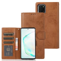 Pikkukuva 1 / 11: Praktiskt Plånboksfodral (Leman) - Samsung Galaxy A22 5G Brun