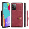 Miniatyrbillede 2 af 11: Praktiskt Magnet Skal med Kortfack - Samsung Galaxy A72 Brun