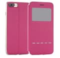 iPhone 7 Elegant Stilrent Smartfodral Fönster & Svarsfunktion Rosa