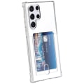 Miniatyrbild 7 av 11: Stilrent Skal med Korthållare för Samsung Galaxy S24 Ultra Transparent