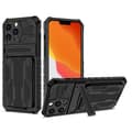 iPhone 13 Pro Max Plånboksfodral - Elegant Design med Militärklassat Skydd Svart