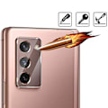 Miniatyrbilde 6 av 11: 3-PACK Kameralinsskydd Standard HD Samsung Galaxy Z Fold 2 Transparent/Genomskinlig
