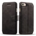 Pikkukuva 1 / 11: Fodral i Retro-design av LÄDER till iPhone 6/6S Svart