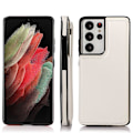 Pikkukuva 7 / 11: Stilsäkert Skal med Kortfack - Samsung Galaxy S21 Ultra Rosaröd