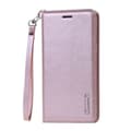 Minuo Plånboksfodral med Handledsrem kompatibel med iPhone 16 Pro Roséguld