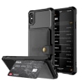 Pikkukuva 11 / 11: Smidigt Stilsäkert Skal med Kortfack - iPhone XS Max Grön