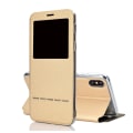 Pikkukuva 4 / 11: Smartfodral (F�nster & Svarsfunktion) f�r iPhone XS Max Rosa