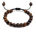 Pikkukuva 1 / 11: Stilrent Slittåligt Stenkulors Armband Tiger Eye