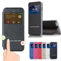 Miniatyrbilde 2 av 11: Smartfodral med F�nster & Svarsfunktion f�r iPhone 6/6S Plus Rosa