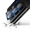 Miniatyrbilde 3 av 11: Galaxy S21 Ultra Høy kvalitet 2.5D kameralinsbeskytter Svart